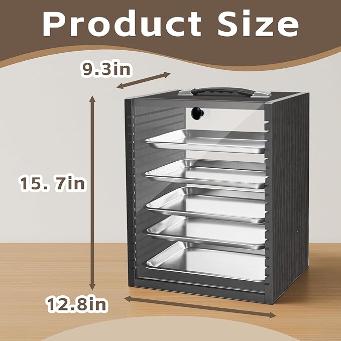 Miniature Storage Case for Collectibles Miniatures, Wooden Miniature Display - Image 3