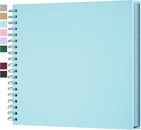Yopih 10x10 Inch DIY Scrapbook Photo Album, Hardcover Kraft Paper Acid-Free by Yopih
