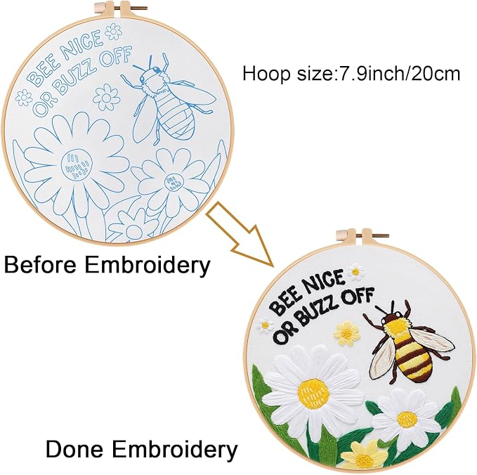 Louise Maelys Embroidery Kits for Beginners, Cross Stitch Kit for Adults - Image 3