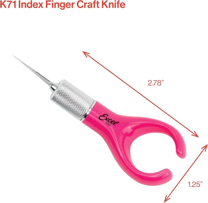 Excel Blades K71 Fingertip Craft Knife, #11 Blade, Rubber Grip - Image 7