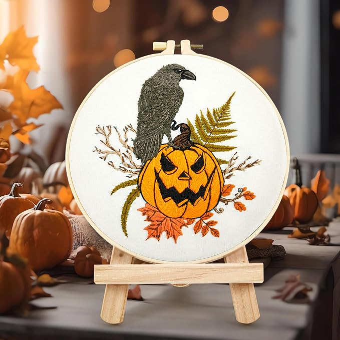 Crafmanoe Halloween Embroidery Starter Kits - Image 5
