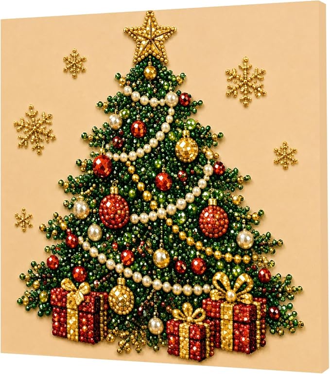 POETRYDRAW Christmas Decor Reindeer Pearl Art Kit - Image 5