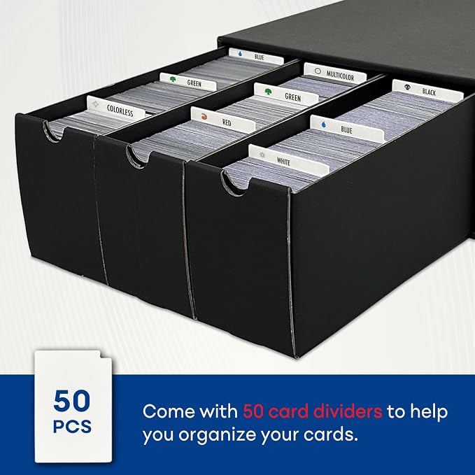 Fageverld Trading Card Storage Box, Collector Cardboard Card Box - Image 2