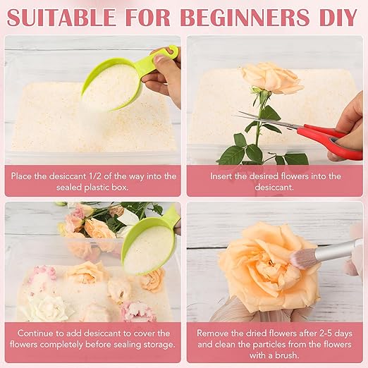 VOISEN Silica Gel Flower Drying, 5LBS Flower Drying Silica Gel Crystals - Image 4