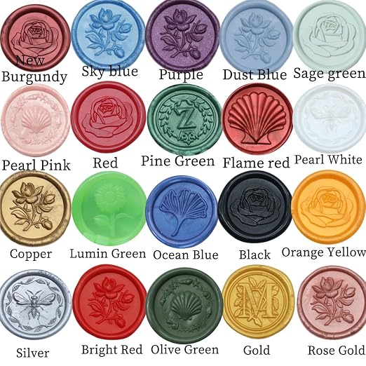 300 Pcs Wax Seal Beads, Octagon Wax Sealing Beads, Easy Print, Medium Viscosity - Image 5