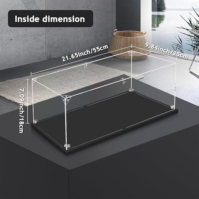 3MM Acrylic Display Case for 1:10 Scale Diecast Car Model Car Thickened Clear - Image 6