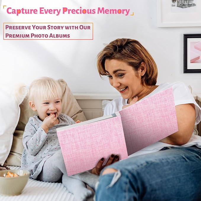 Artfeel Photo Album Self Adhesive Scrapbook, 60 Pages Large Photo Book - Image 6