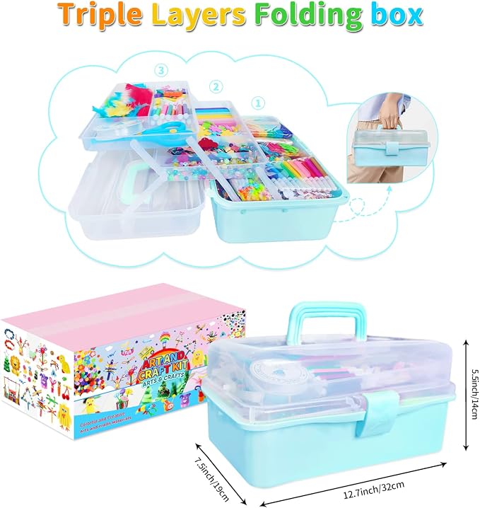 Itopstar 3000+ pcs Arts and Crafts Supplies - Image 2
