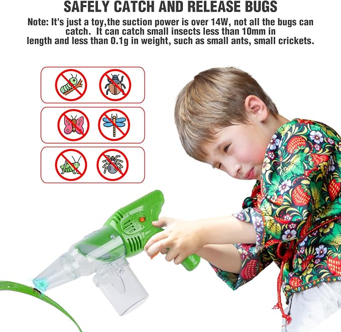 PLAY Bug Catcher Kit for Kids, Bugs Toys for Kids 3-5, Bug Vacuum Catching Kit - Image 4