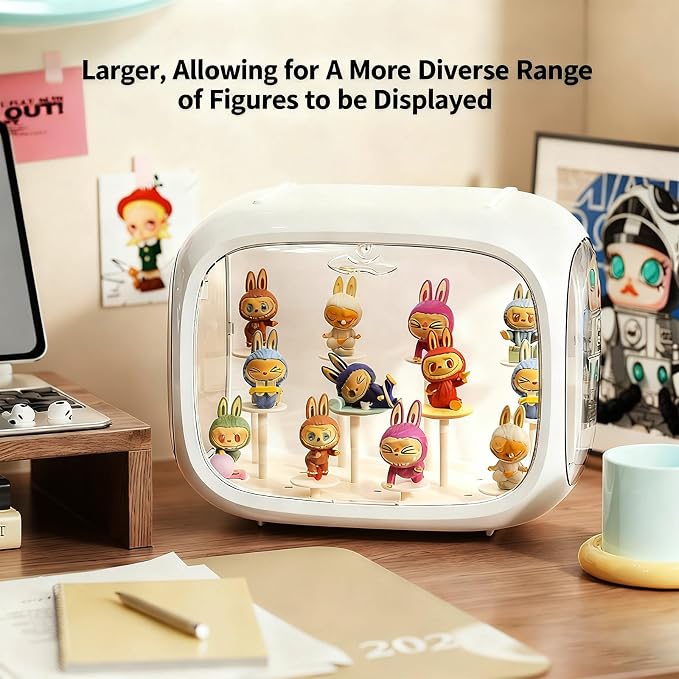 Display case for Plush Doll, Upgrade Large-Sized Display Box for 6.7in Dolls - Image 2