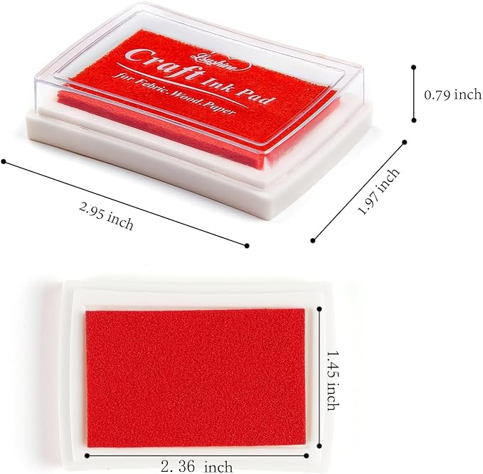 Lsushine 15 Colors Craft Ink Pad - Image 4