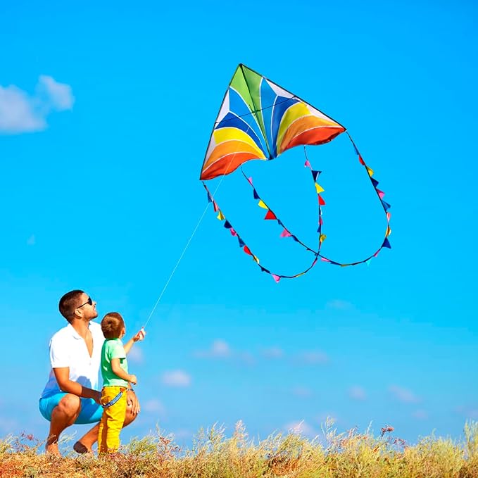 Delta Kite Set for Kids and Adults, Extremely Easy to Launch for Beginners - Image 5