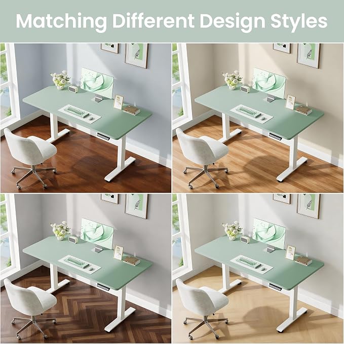 Veken 55 Inch Large Electric Standing Desk, Gaming Table, Suit students - Image 6