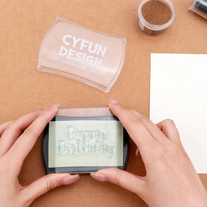 CYFUN DESIGN Clear Embossing Ink Pad - Image 6