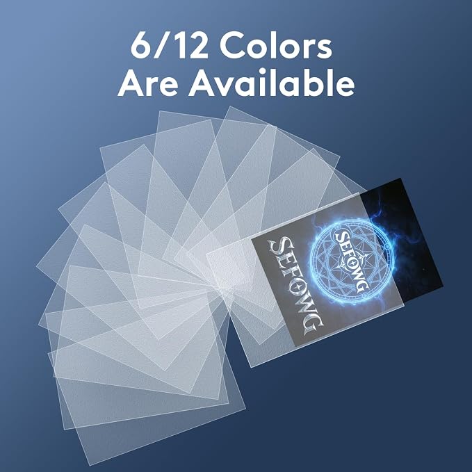 1200 Count Clear Card Sleeves, Matte Card Sleeves, Standard Magic Cards Sleeve - Image 5