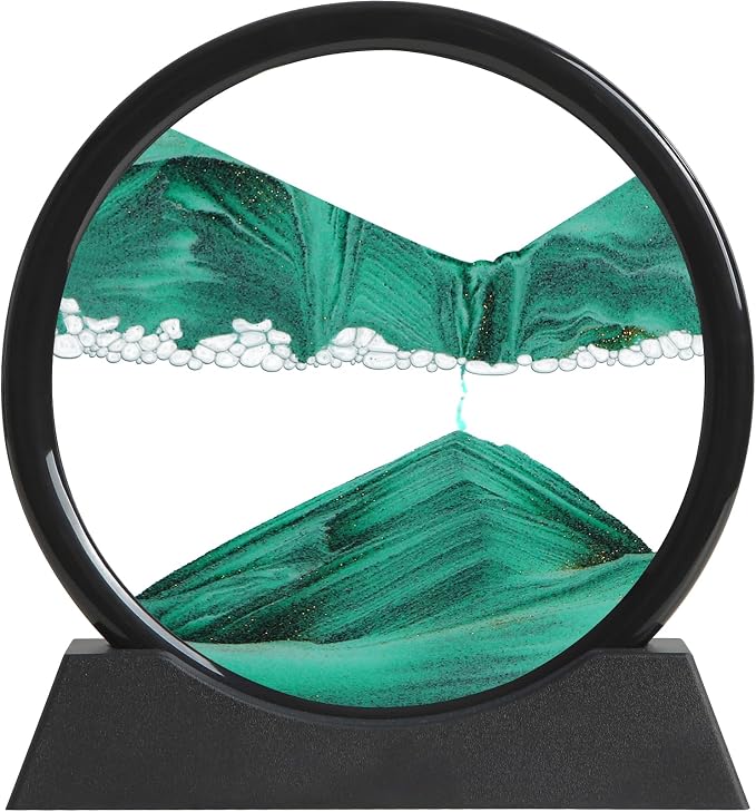 Moving Sand Art Liquid Motion, 3D Deep Sea Sandscape Color Quicksand Decor by KPNUWN