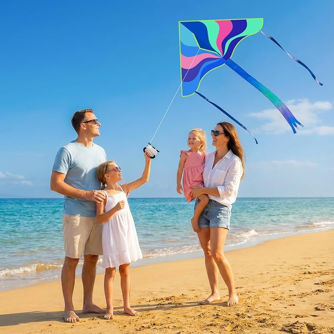 3 Pack Large Kites, Butterfly Delta Dragonfly Kites Easy to Fly | - Image 6