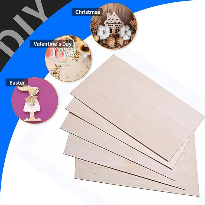 36 Pack Basswood Sheets, 3mm Basswood Plywood Sheets - Image 4