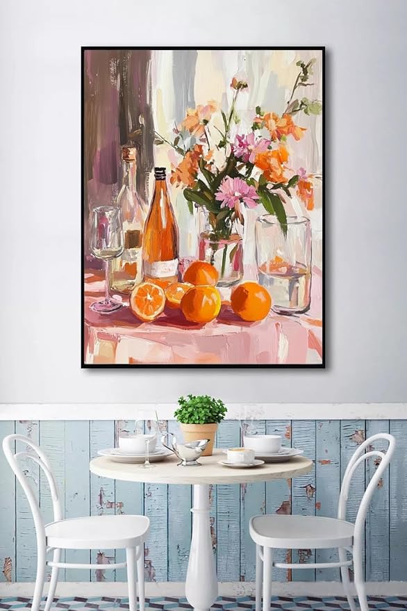 5DDIYART Paint by Numbers for Adults Beginner, Citrus Breakfast Table Paint by - Image 5