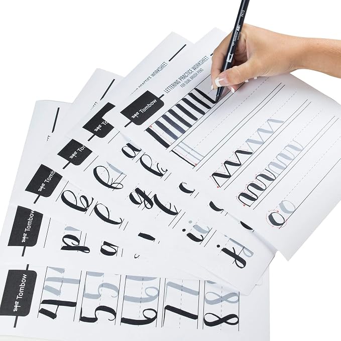 Tombow 56191 Advanced Lettering Set. Tools to Enhance Hand Lettering - Image 5