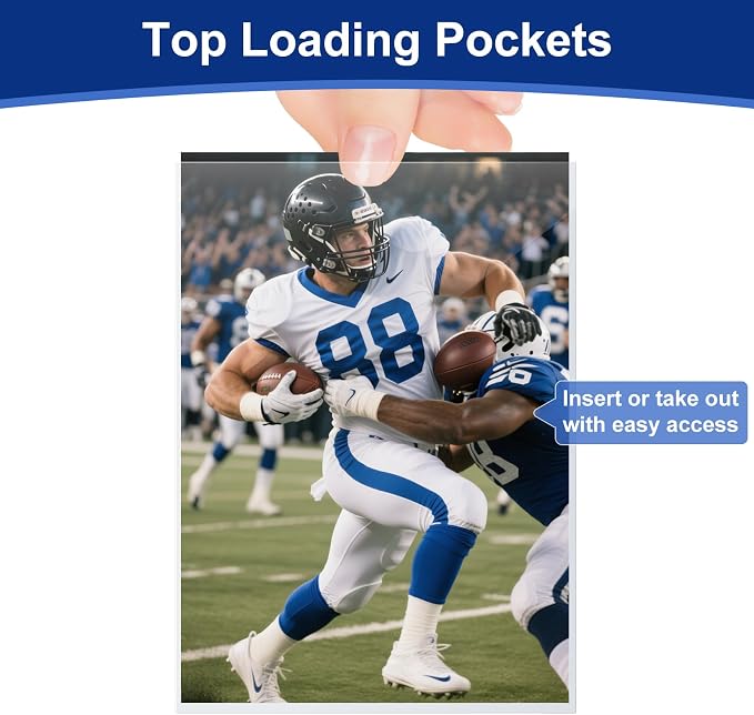 400 Pcs Soft Trading Card Sleeves, Top Loading Penny Card Sleeves - Image 3