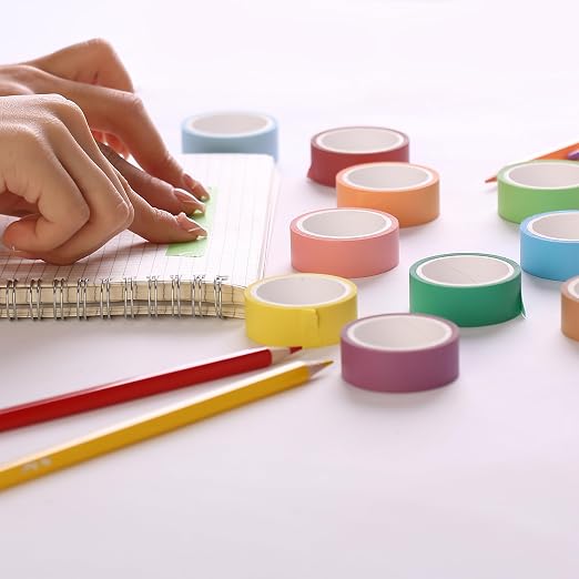 Mr. Pen- Washi Tape Set, 10 Rolls, 5.5 Yards/Roll | Washi Tape - Image 8