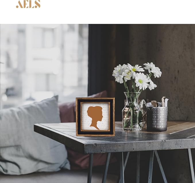 AELS 4x4 Inch Vintage Picture Frame, Elegant Luxury Antique Photo Frames - Image 7