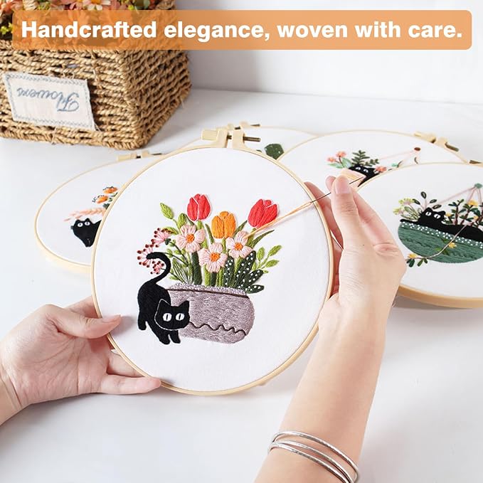 Embroidery Kit for Beginners, Stamped Kits - Image 6