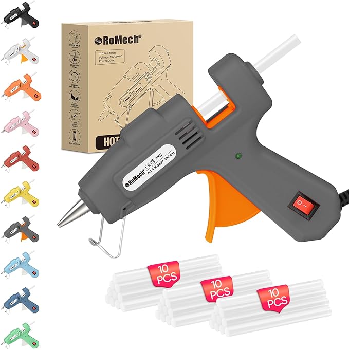ROMECH 20W Mini Hot Glue Gun by RoMech