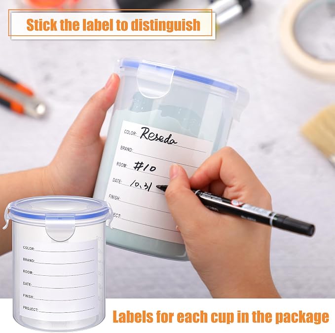 Remerry 8 Sets Paint Container - Image 3