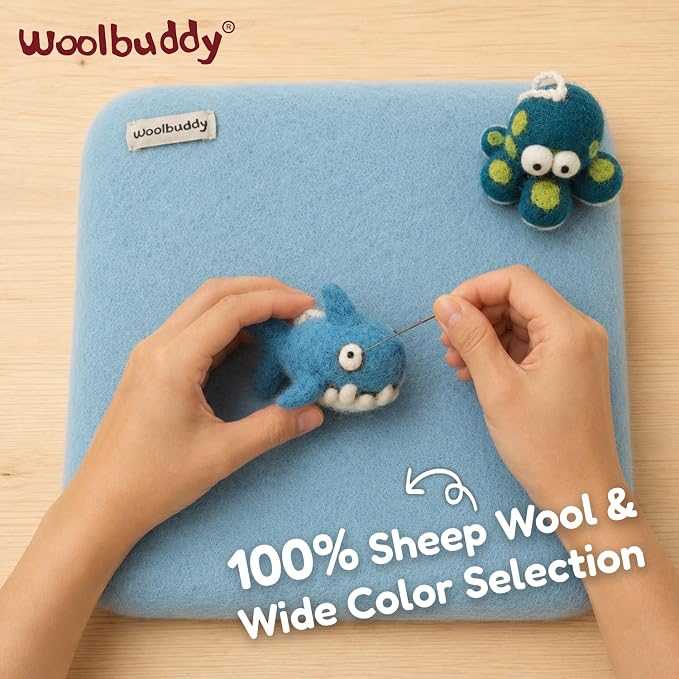Woolbuddy Wool Felting Pad 10 x 10 x 1.5 Inch, Durable Needle Felting Mat - Image 2