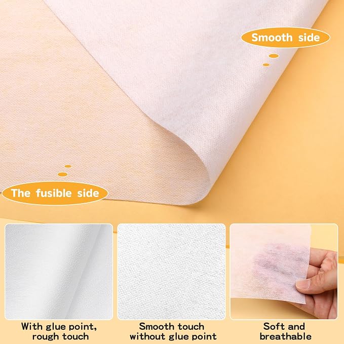 UzecPk Medium Weight 17" X 30yd Fusible Interfacing - Image 3
