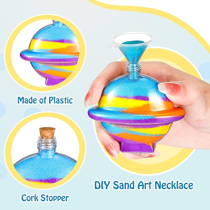 Tanlade 150 Pcs Plastic Sand Art Bottles - Image 3