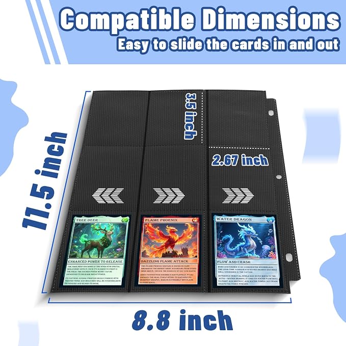 Trading Card Binder Sleeves, Baseball Holder Fit - Image 4