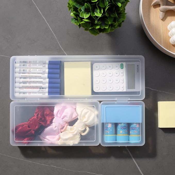 novelinks Plastic Pencil Boxes and Small Plastic Containers - Image 6