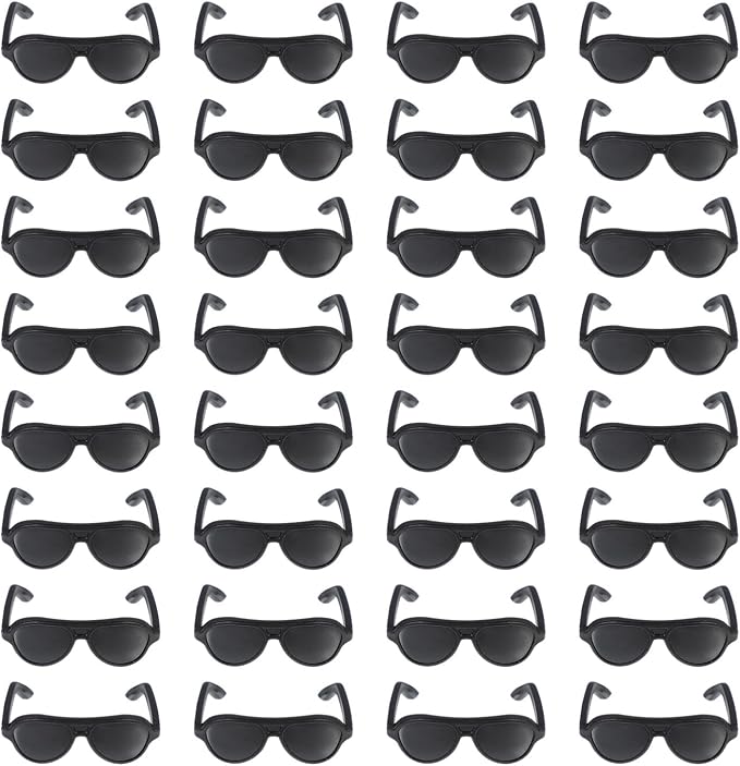 TOYANDONA 80pcs Doll Sunglasses, Miniature Sunglasses Mini Doll Costume by TOYANDONA