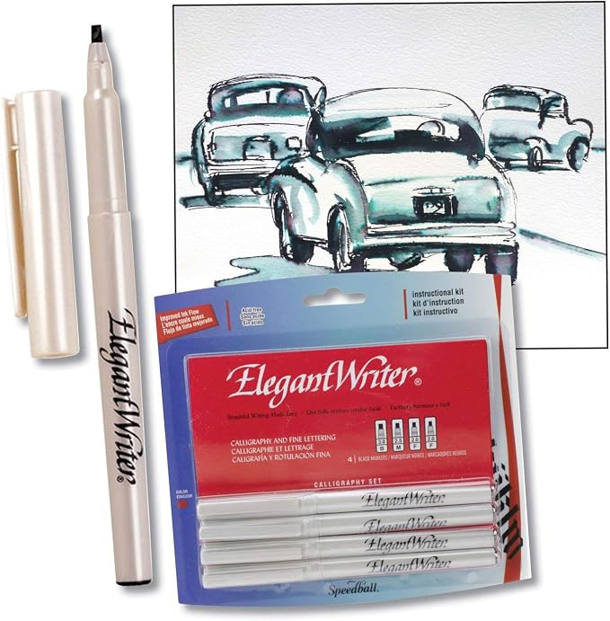 Speedball Elegant Writer Medium Calligraphy Marker - Image 3