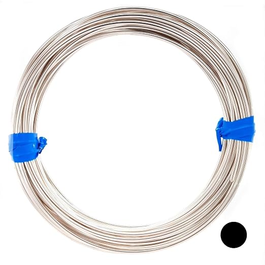925 Sterling Silver Wire, 24 Gauge, Half Hard, 5FT by Craft Wire | Sterling by CRAFTWIRE
