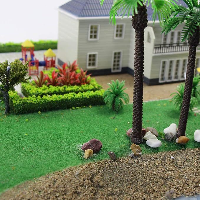 CP103 Artificial Model Grass Mat Trains Green Yellow 40x100cm or 15.7''x 39'' - Image 7