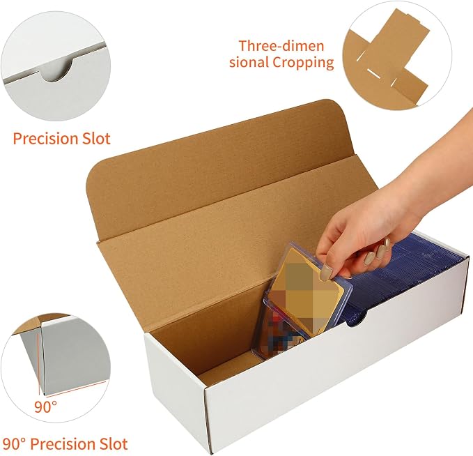 4-Pack • 3200-Count Trading/Gaming Card Box – Fits Toploaders & Sports Cards – - Image 4