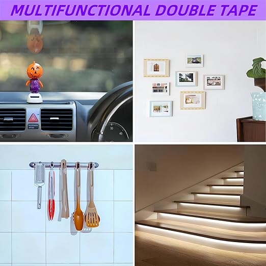 Gasenvan Double Sided Tape Heavy Duty, Mounting Adhesive Tape 1/2 in x 15.4 ft - Image 5