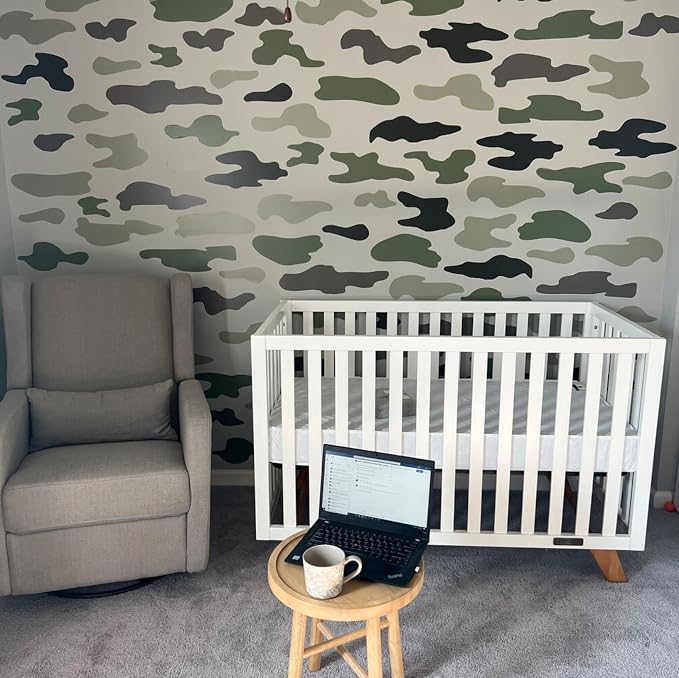 Camo Paint Stencils 12inch Camouflage Stencils Reusable Camo Stencil - Image 3