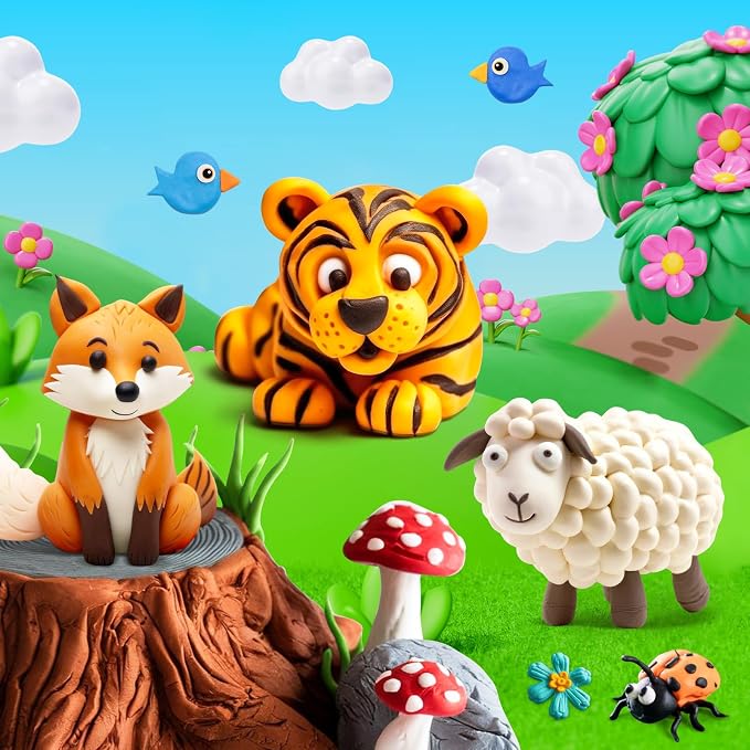 Air Dry Clay 76 Colors, Modeling Magic Clay Gift - Image 7