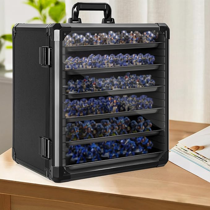 Miniatures Storage Case Miniatures Transport Case Aluminum Alloy Frame - Image 9