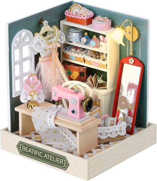 Flever Dollhouse Miniature DIY House Kit Creative Room by Flever