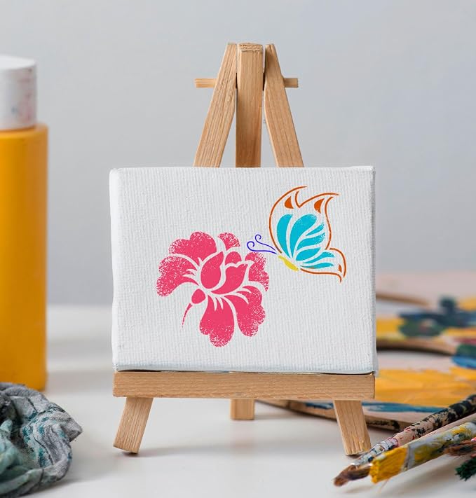 Stencils for Painting – 60pcs 3 Inch Small Stencils for Crafts Reusable - Image 5