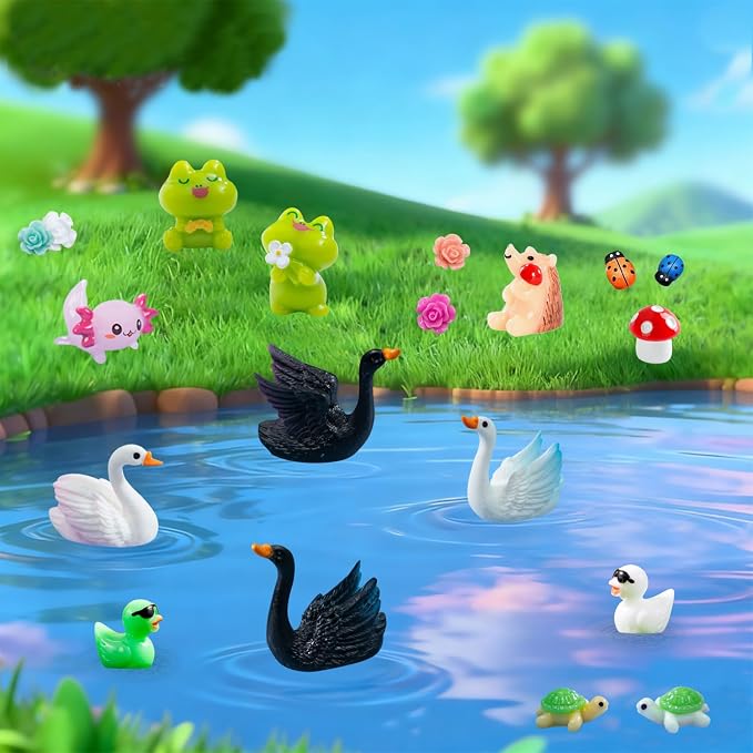 U-Zimikee 100 Pcs Mini Fairy Garden Accessories - Image 6