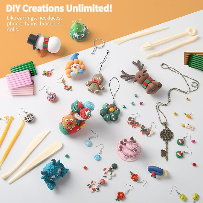 Aestd-ST Polymer Clay 72 Colors, Oven Bake Modeling Clay - Image 5