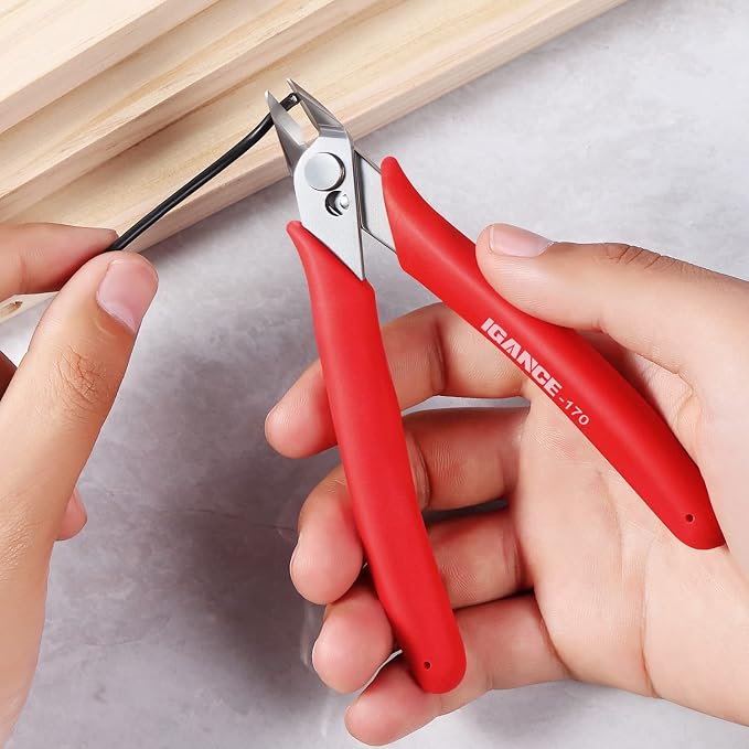 IGAN-170 Wire Cutters, Precision Electronics Flush Cutter, One of the Strongest - Image 5