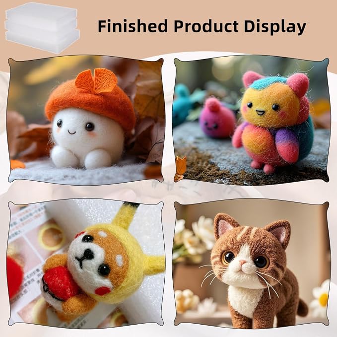 TEHAUX 6pcs Needle Felting Foam Pads - Image 8
